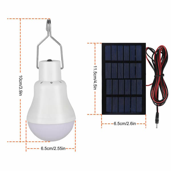 [LCS] Solar Utendørs Telttlys Campinglampe B 1PC