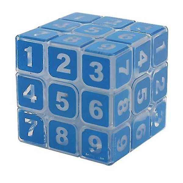 Tal Puslespil Rubiks Terning, pædagogisk legetøj/voksen legetøj Black