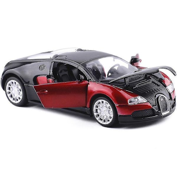 Samleobjekt Legering Støpt Bilmodell 1/32 Bugatti Veyron Kjøretøy