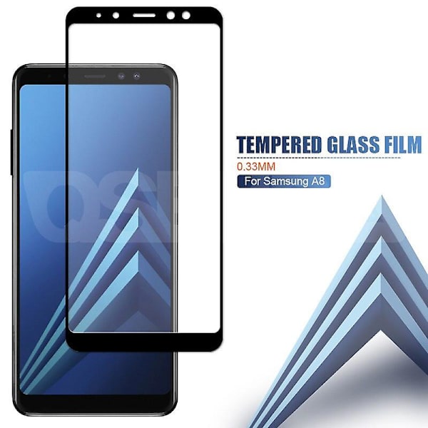 9D Beskyttelsesglass For Samsung Galaxy A5 A7 A9 J2 J8 2018 A6 A8 J4 J6 Plus 2018 Herdet Glass Skjermbeskytter Film J4 Plus 2018