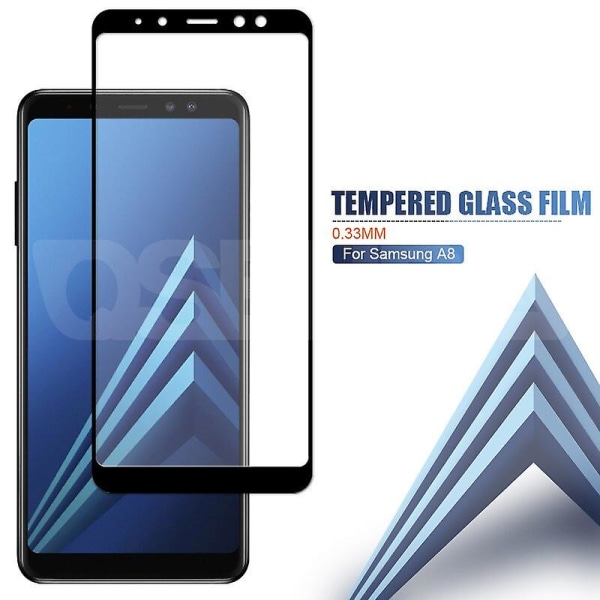 9d skyddsglas på för Samsung Galaxy A5 A7 A9 J2 J8 2018 A6 A8 J4 J6 Plus 2018 härdat glas skärmskyddsfilm A6 Plus 2018