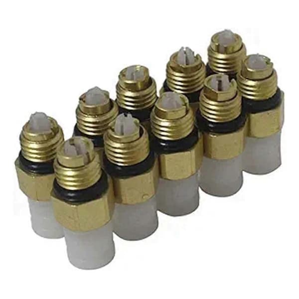 [LCS] Luftaffjedringsslangeforbindelse til W220 W221 W164 W211 M8 Luftdyse Luftstøddæmperfitting V White  gold