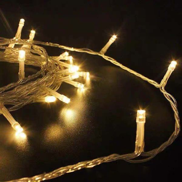 [LCS] 24M 200LEDs String Lights, LED String with Remote Control, Electrically Powered, Waterproof for Indoor/Outdoor Use, Ideal for Christmas Lighting