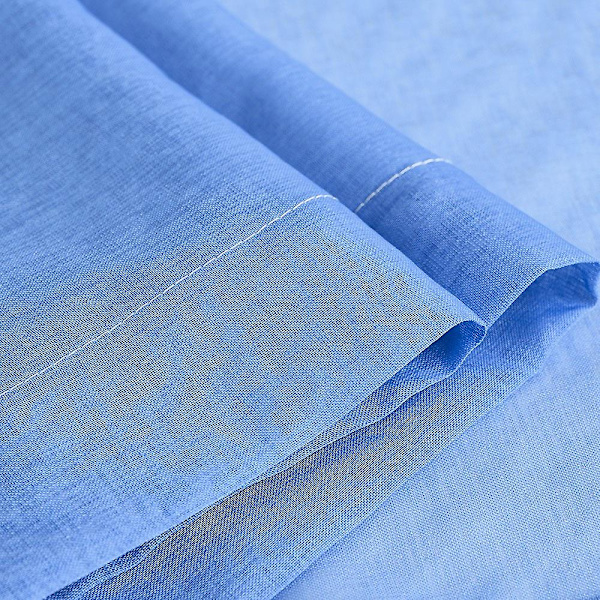 Faux Lin Gardin For Soverom Blue 1.32*2.44m