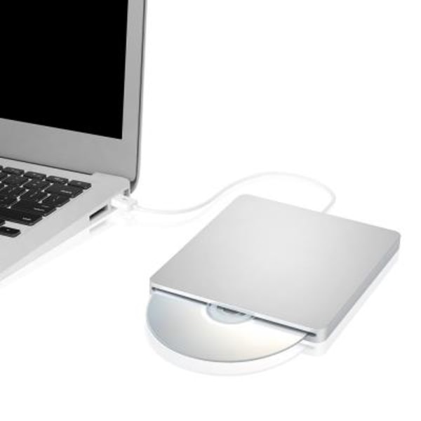 Extern USB CD/DVD-läsare/skrivare kompatibel Apple MacBook