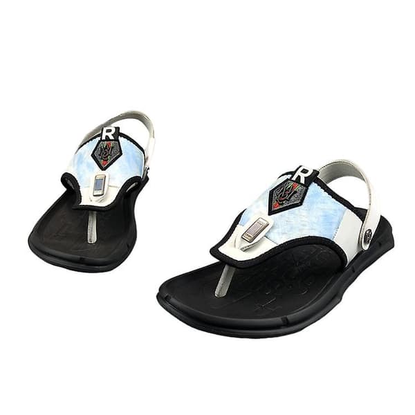 [LCS]Casuala sandaler i läder för män 41