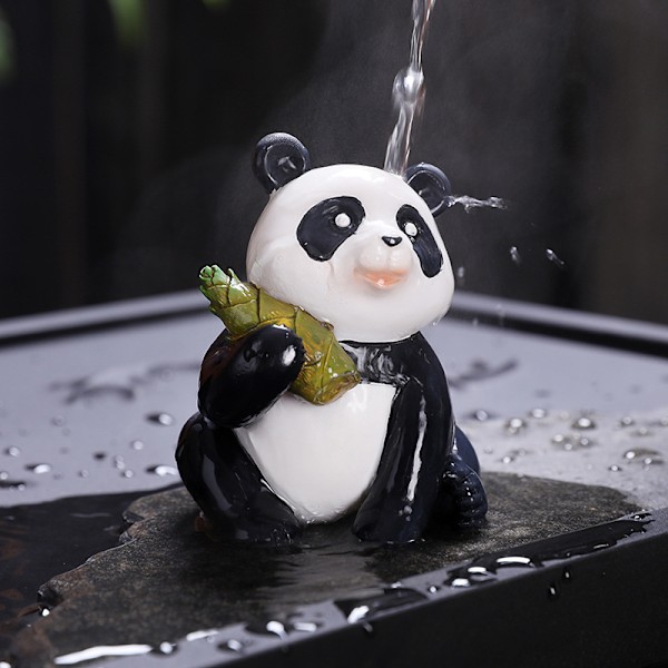 Eksklusivt håndlaget fargeskiftende tekanne - Panda Design - Perfekt tilbehør til te-entusiaster