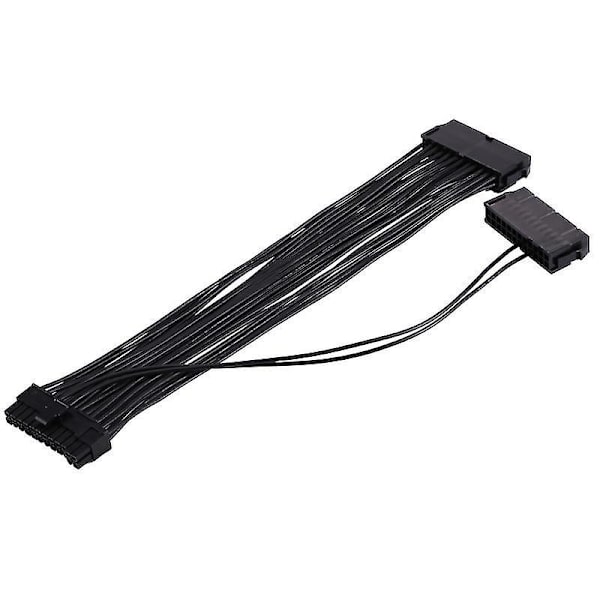 30cm ATX Mining 24 Pin Dubbel PSU Strömförsörjnings Förlängningskabel