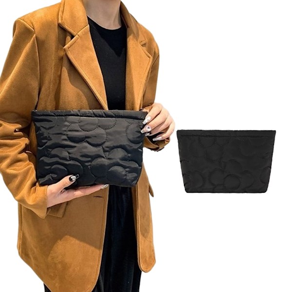 Stilig vattert organizer for kvinner for mynter og småting 0.06 Black