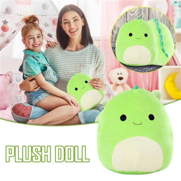 Smiley face liten dinosaurie mjuk leksak 30cm B-Multifärgad
