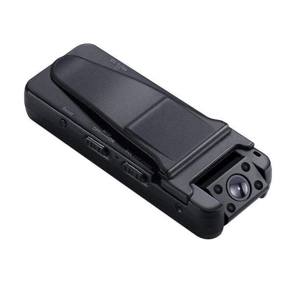 Mini bärbar kroppskamera, 1080p bärbar liten videokamera med