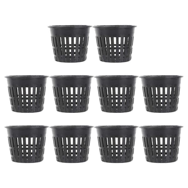Multi-Small Mesh Planteringsbassäng Plast Suckulentkruka 10 st för Hydroponisk Användning