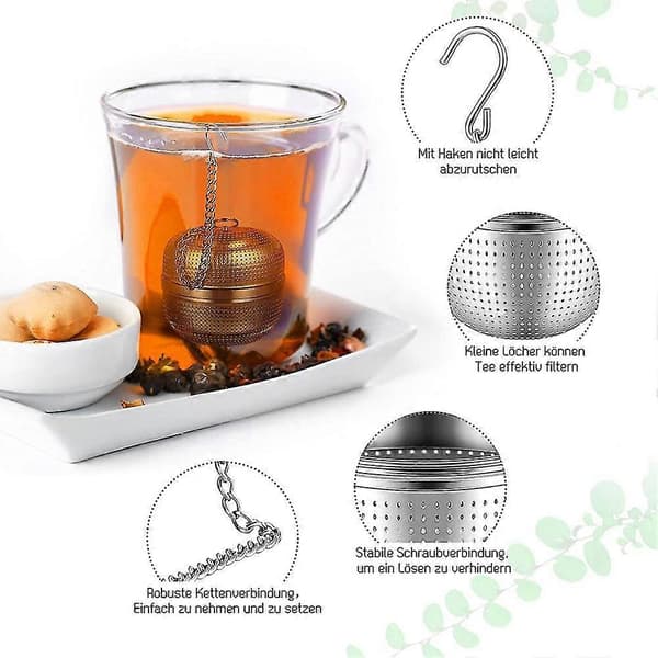 [LCS] 2 stk. tesil te-infuser tefilterkopp te-infuserkule