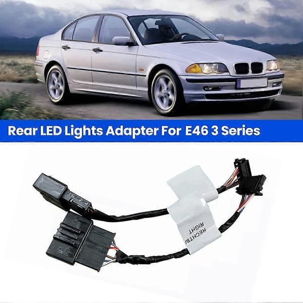 Til E46 3-serie bil bag LED-lys adapterkabelsæt 61120153650