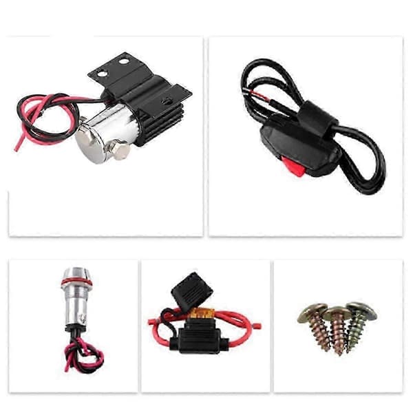 [LCS] Car Line Lock Kit Solenoid Lock 1000 PSI Bremse Line Lock Roll Control Bremse-lås Bag/For 12-16V 5 5