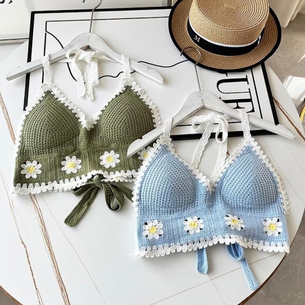 Dam Badkläder Topp Strandkläder Outfit KLÖVERGRÖN KLÖVERGRÖN Clover-Green Clover-Green