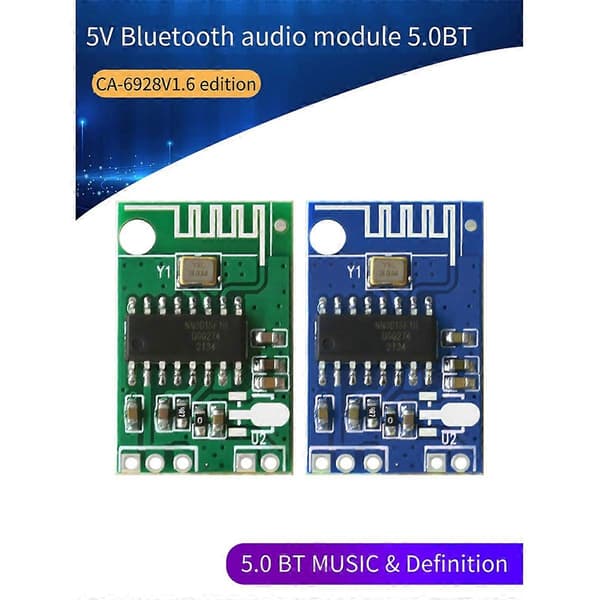 10 st Bluetooth-modul CA-6928 Bluetooth-ljudmodul A Green