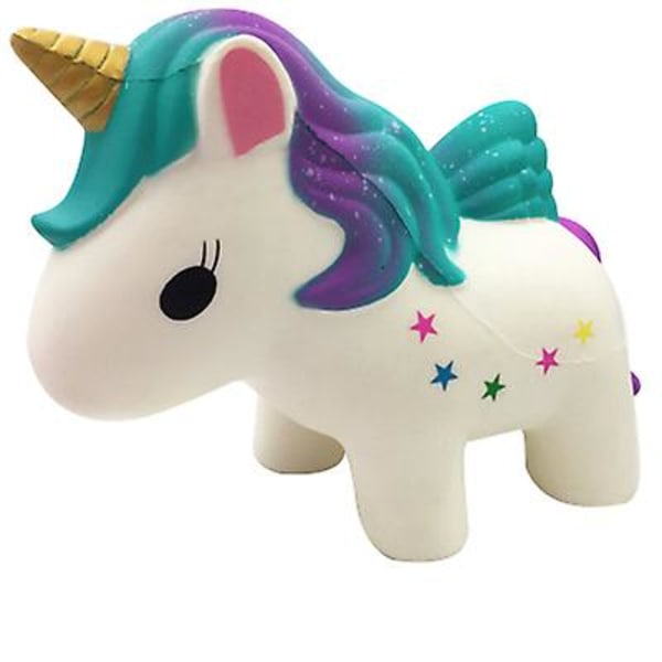 Squishies ylisuuri yksisarvinen Squishy hitaasti nouseva dekompressio t Starry sky 30*23*13.5cm