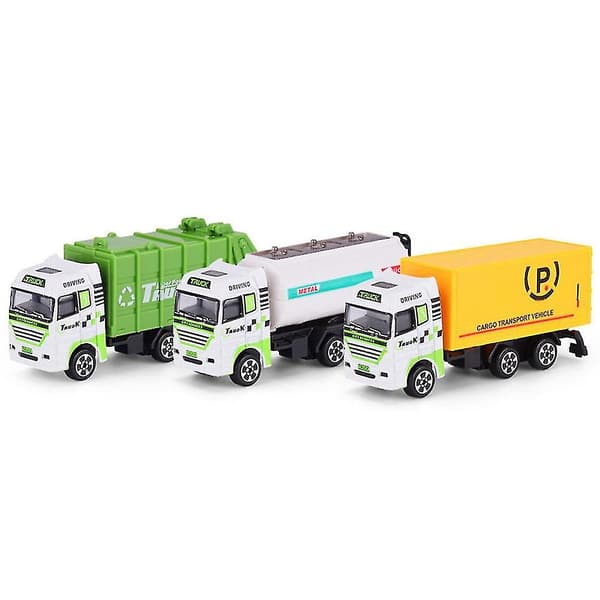 [LCS] 3-delt sæt af legetøjsbiltransportør i aluminiumslegering og ABS