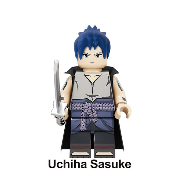 8 st Naruto Uzumaki Naruto Monteringsbara Byggkloss Minifigurer