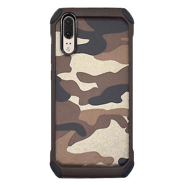Silikondeksel for Huawei Nova 3i - Kamuflasje Brun