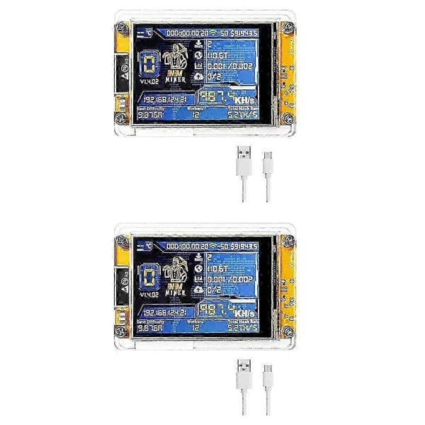 NMMiner NerdMiner Opgraderet Harshrate 987KH/S 2,8 tommer Smart Display