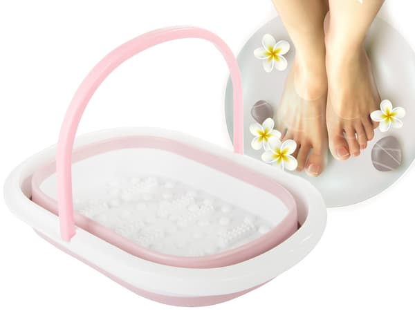 [LCS] Sammenleggbart fotbad - Rosa Pink Rosa