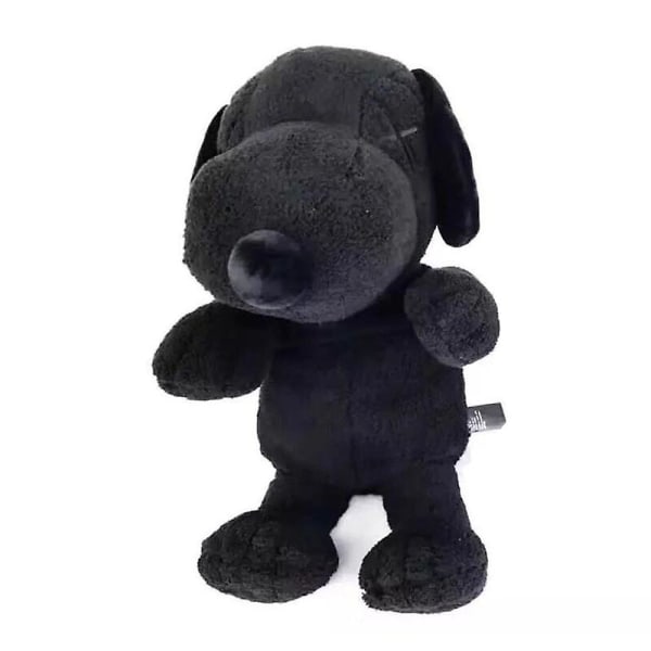 Klassisk Snoopy Plyschdocka Mjukt Gosedjur Leksak Barn Kramkudde Hem Bil Dekorativ Prydnad Black 33cm
