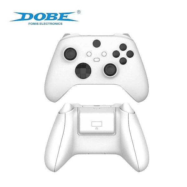 Laddningsstation dockningsstation laddare Kompatibel med x box xbox series s x handkontroll gamepad tillbehör portabel laddningsmodul White