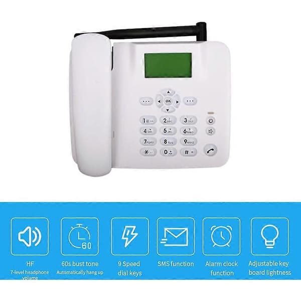[LCS] Hemtelefon som stöder 4G/5G SIM-kort, trådlös GSM-telefon för kontor och hem