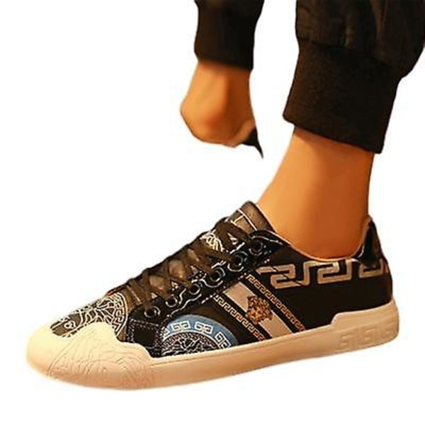 Nya Casual Sneakers All-match Skor Herr black 44