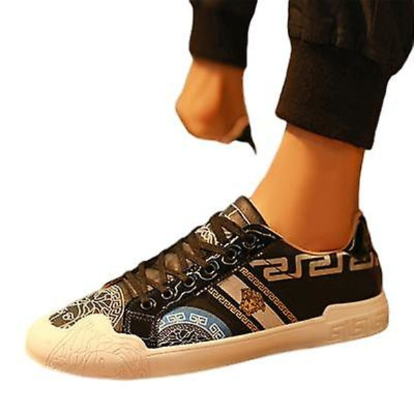 Nye afslappede sneakers, sko til mænd der passer til alt black 41