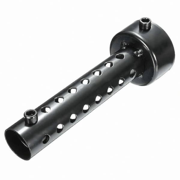 2x Universal 48mm Svart Db Killer Lyddemper Baffel for Motorsykkel Eksos Lyddemper