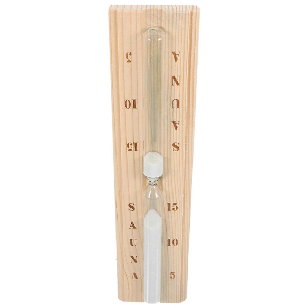 [LCS]Sauna Timer Træ Timeglas Timer 15-minutters Timeglas Sauna Træ Timeglas 30.00X6.50X2.50CM
