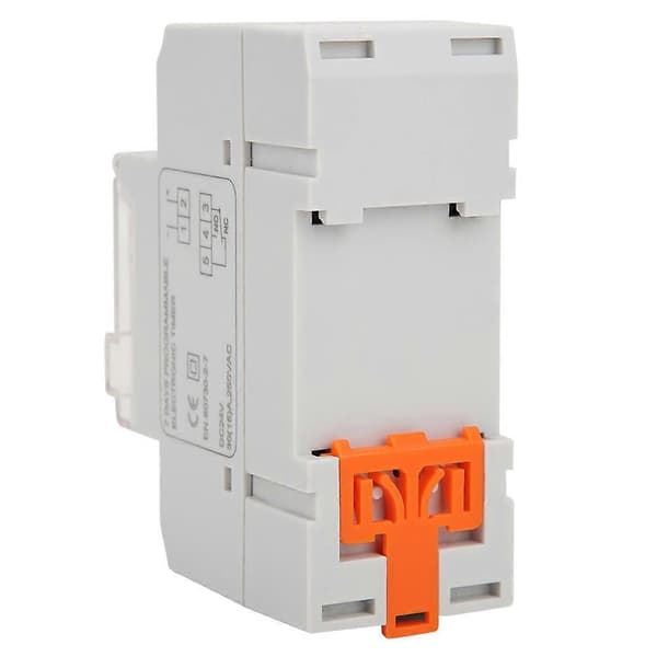 DC 24V 30A Ugentlig 12/24 timer Timerkontakt LCD Tænd/Sluk Kontrol Programmerbart Tidsrelæ