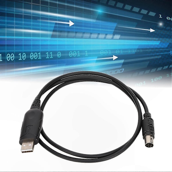 [LCS] 8-bens Mini Din USB-programmeringskabel til radioudstyr - Frekvensskriveadapter
