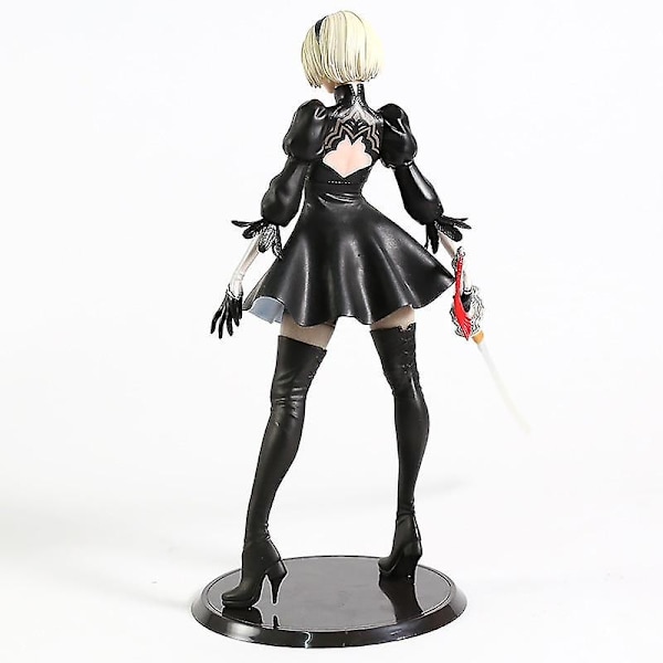 NieR Automata 2B YoRHa Typ B Litet Svärd Version PVC Figur Docka Samlarobjekt Modell|Actionfigurer
