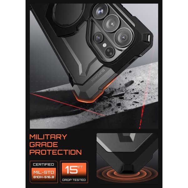[LCS]Supcase Galaxy S26 Ultra -kuori MagSafe UB Grip Musta 100