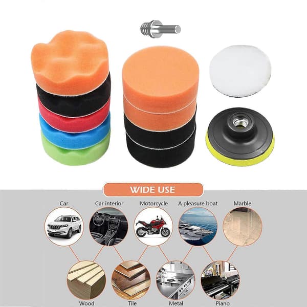 [LCS]12x poleringsputer for bilpolering for bildetaljering 7inch