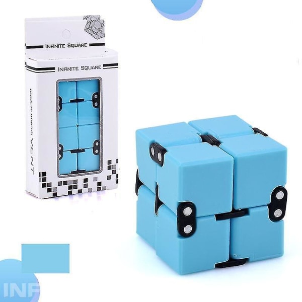 Ångest Stress Relief Infinity Cube Blocks Toy Blue
