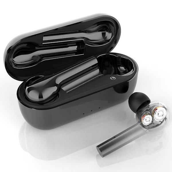 Bakeey w8 tws bluetooth 5.0 hörlurar hifi dubbla dynamiska element s