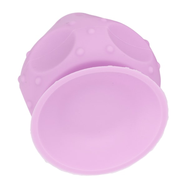 Silikon Myofascial Release Boll Triggerpunktsmassageboll Monterbar Sugkopp Väggmassageapparat för Rygg Midja Nacke Lila