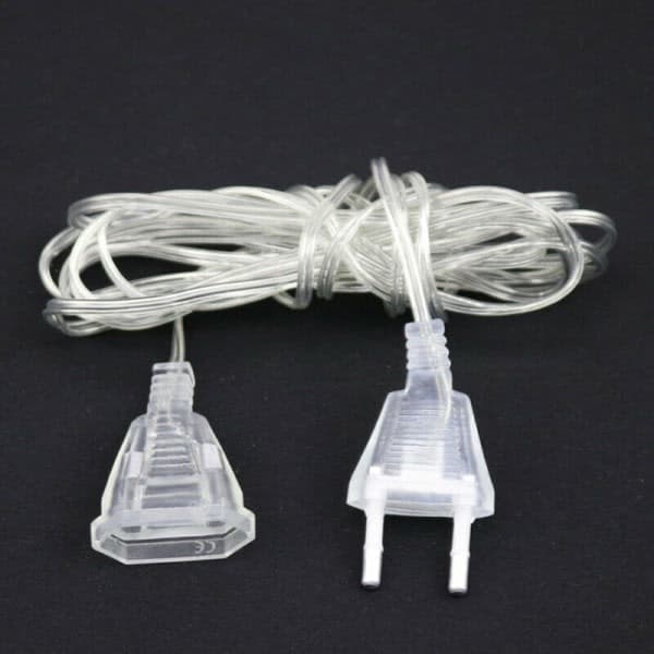 [LCS] Forlængerkabel Gennemsigtig Standard Strøm