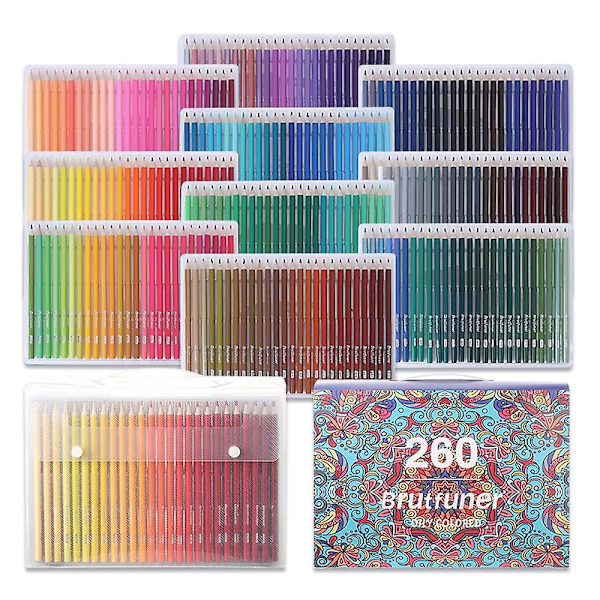 Tilbage til Skolen 150/120/72/48 Farver Brutfuner Farveblyanter Professionelle Farvetegneblyanter 72PCS