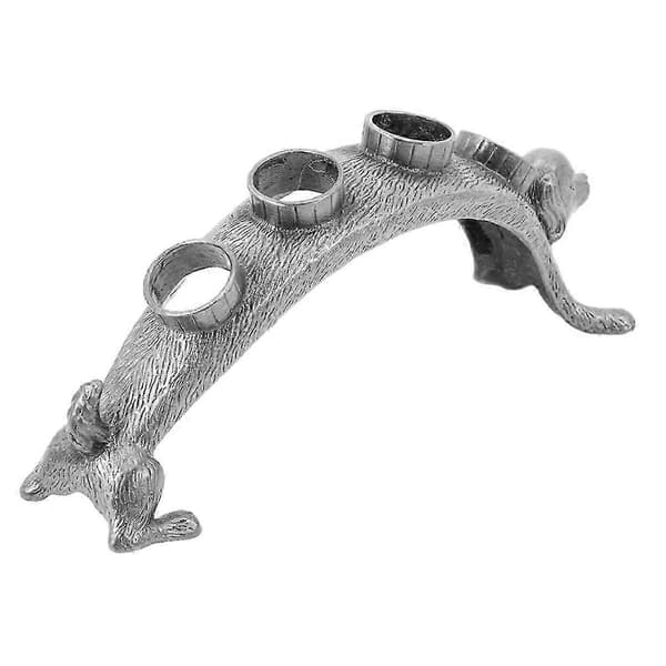 [LCS] Flaskepropp Oppbevaringsstativ Hundformet Flaskeproppstativ - Sink Legering Vinflaskeproppstativ, Hund
