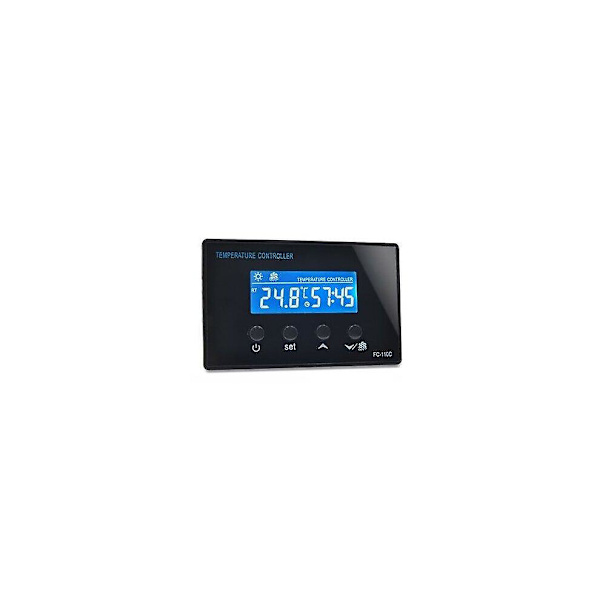 Digital bastutermostat 220V 10A temperaturmätare timer med N