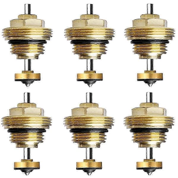 M30 x 1,5 termostatisk ventilinsats 6-pack för golvvärmesystem As Shown