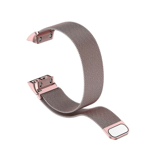 [LCS] För Garmin Forerunner 35 / 30 Milanese klockarmband Rose Pink