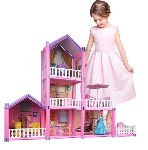 [LCS] Flickor Prinsesslott Byggleksaker, Byggsats 149PCS