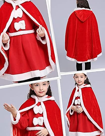[LCS]Prinsessan hupullinen viitta-asu red 120cm